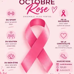 La marche pour Octobre Rose - Espace Lady