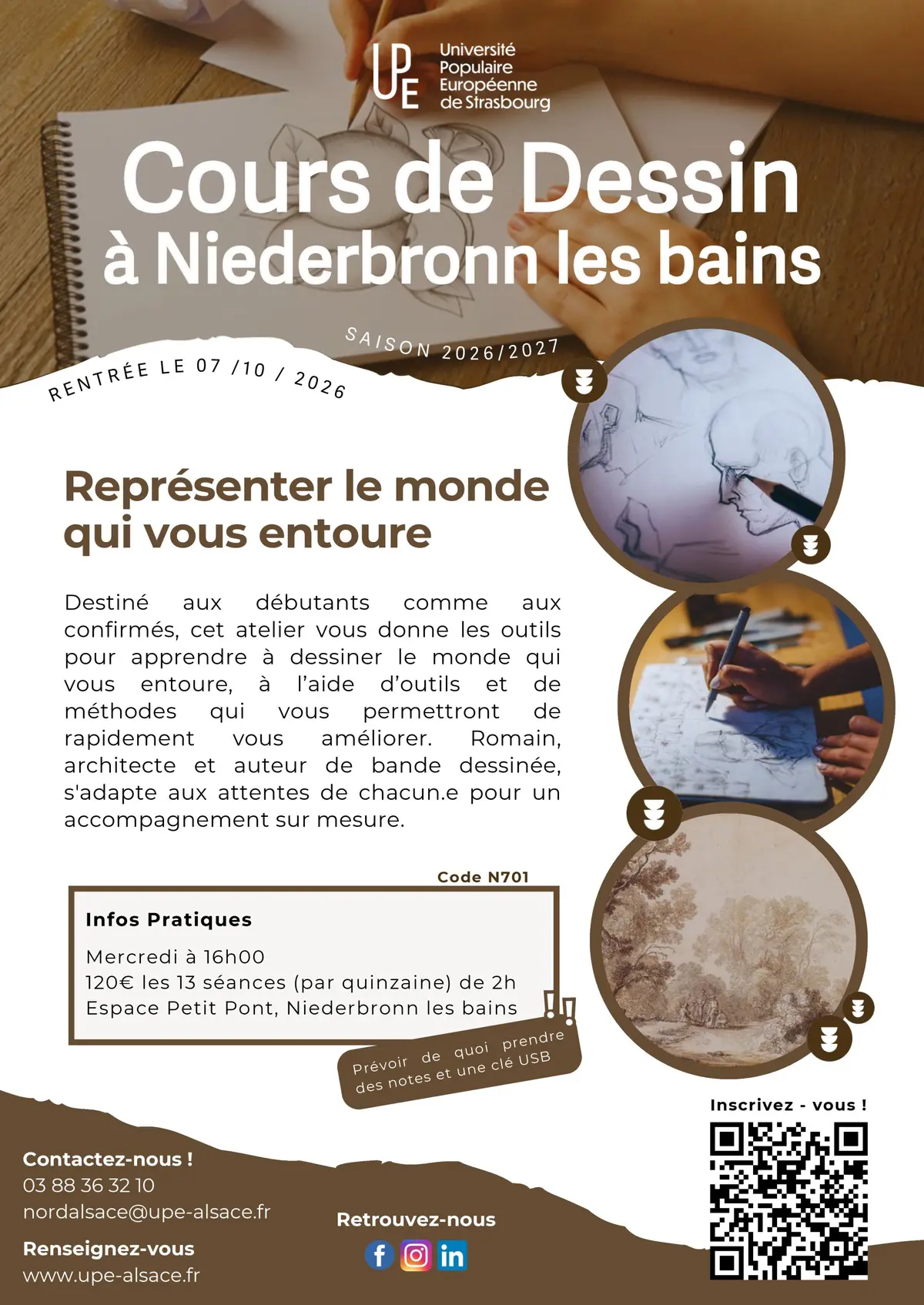 Cours de dessin à Niederbronn-les-Bains