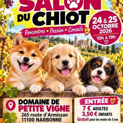 Salon du chiot et du chaton Narbonne
