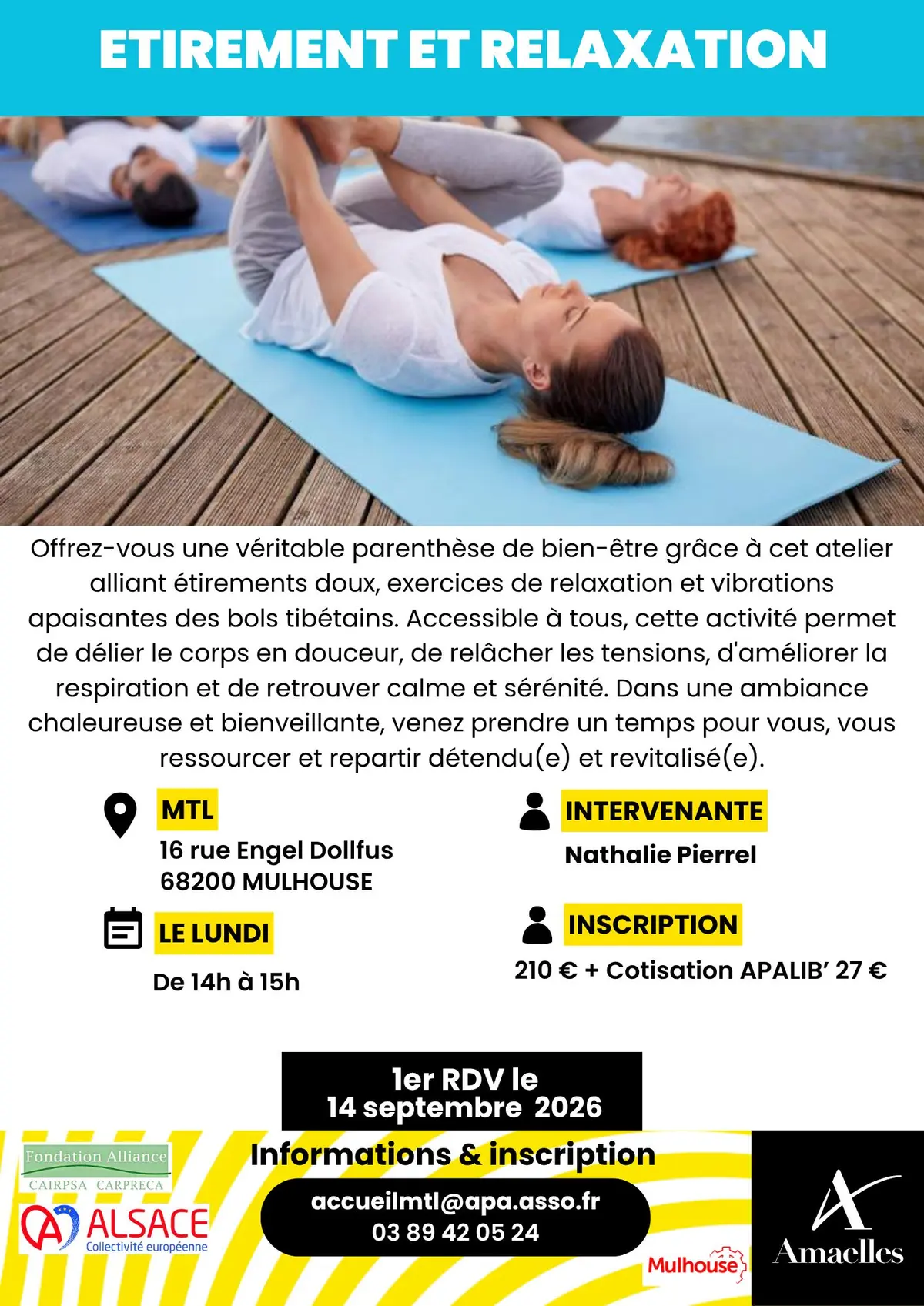 Étirements, Relaxation & Bols Tibétains
