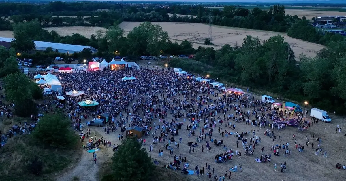 La foule des grands soirs &agrave; Ensisheim
