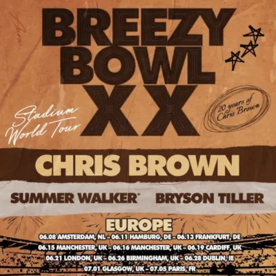 Chris Brown : vos billets pour le Breezy Bowl XX