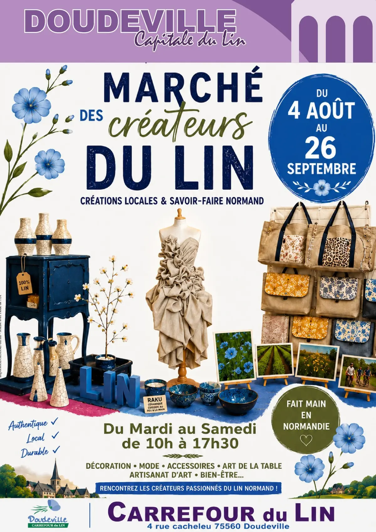 Le Marché des Créateurs du Lin
