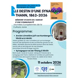Journées Européennes de la Culture Juive Synagogue Thann