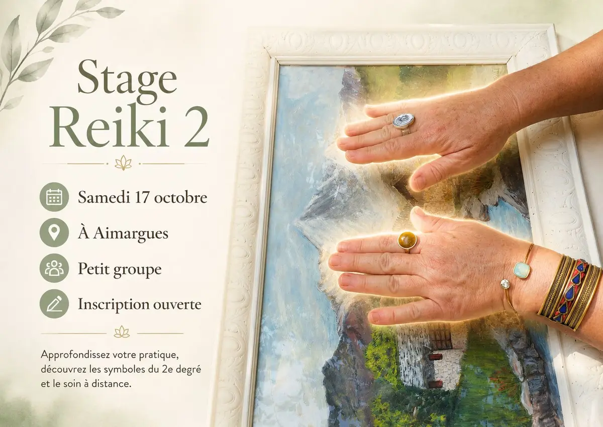 Stage Reiki Usui 2 à Aimargues - Octobre