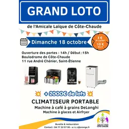 LOTO de l'Amicale Laïque de Côte-Chaude