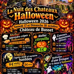 Halloween chateau Busset