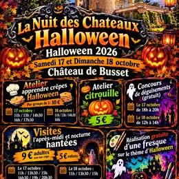 Halloween chateau Busset