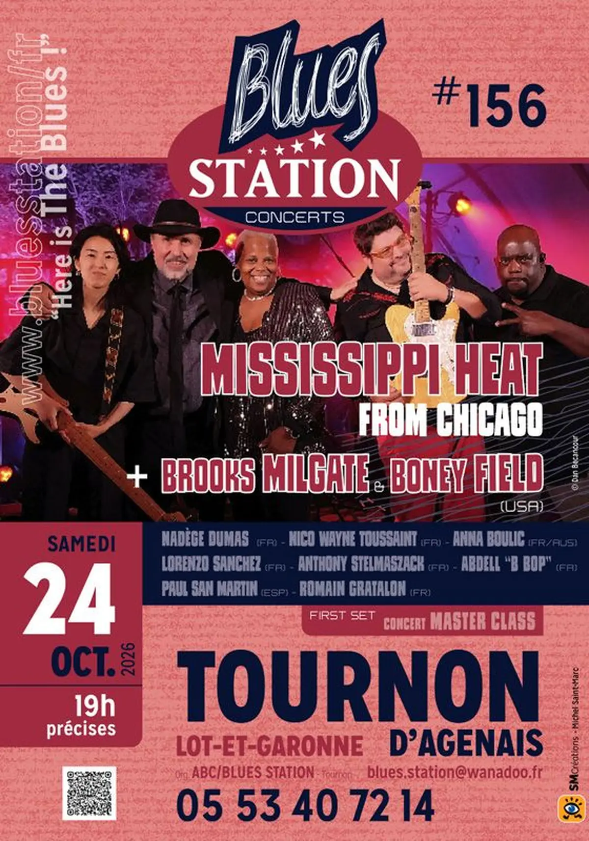 Mississippi Heat & Guests dans le cadre de la 156e Blues Station