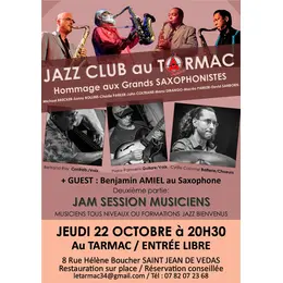 Hommage aux grands saxophonistes