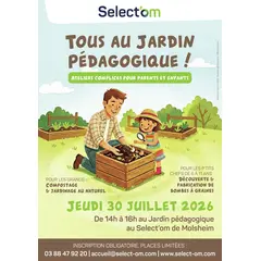 Animation estivale Parents-Enfants au jardin pédagogique du Select’om