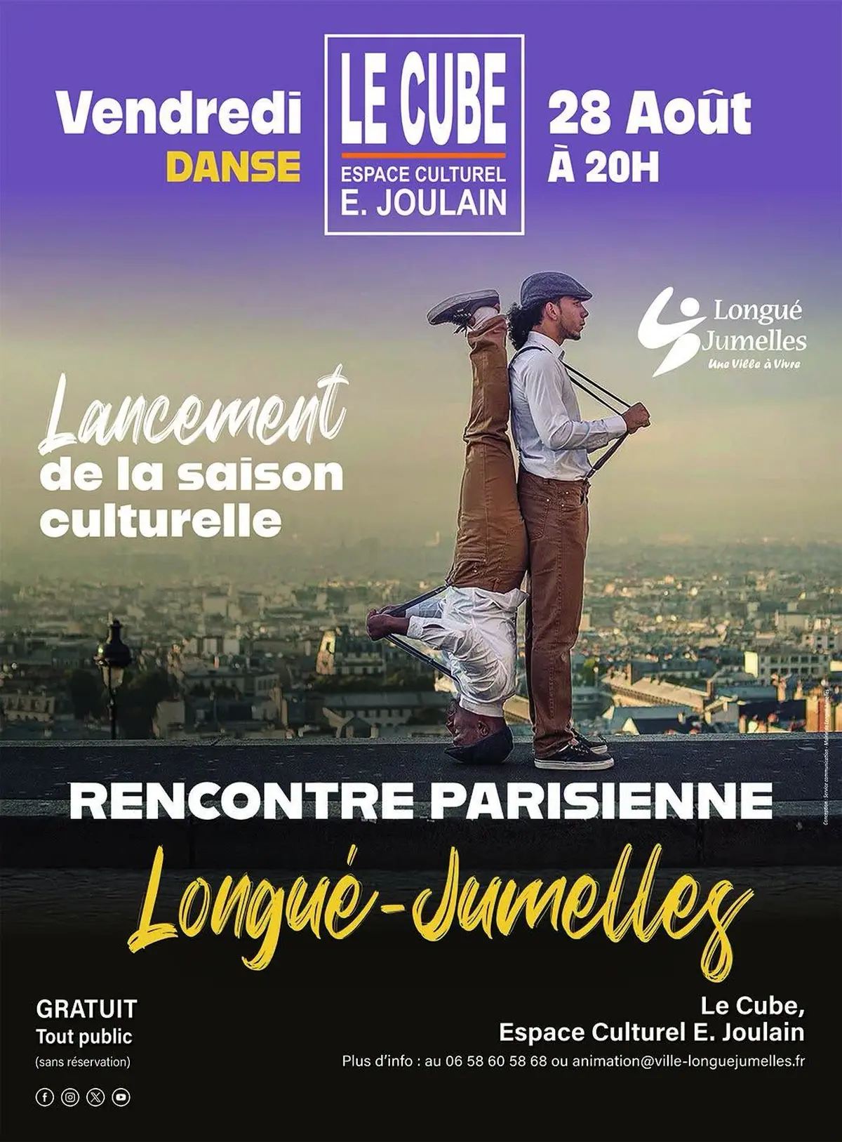 Lancement de la saison culturelle 2026-2027 Le Cube