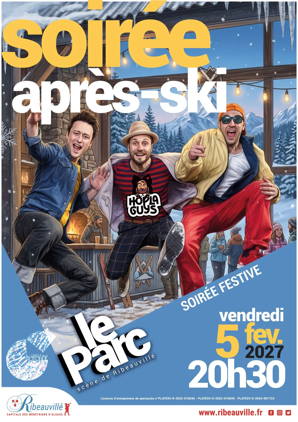Soirée Après-Ski - Concert des Hopla Guys & DJ Fab