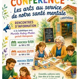 Réunion d'information Pour notre santé mentale, ouvrons-nous aux arts