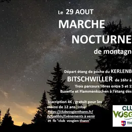 Marche nocturne de montagne
