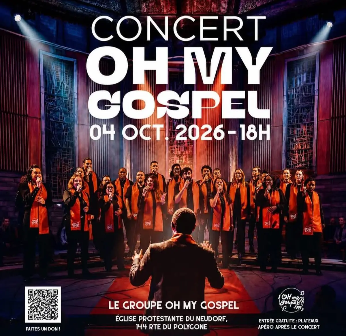 ​Oh my gospel : une soirée gospel unique 