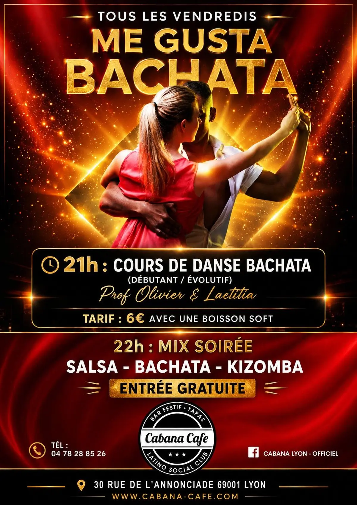 Cours de bachata | Tapas | Mix Latino
