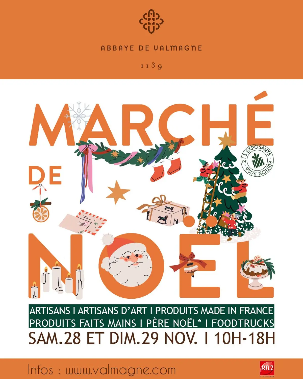 Marché de Noël à l'abbaye de Valmagne