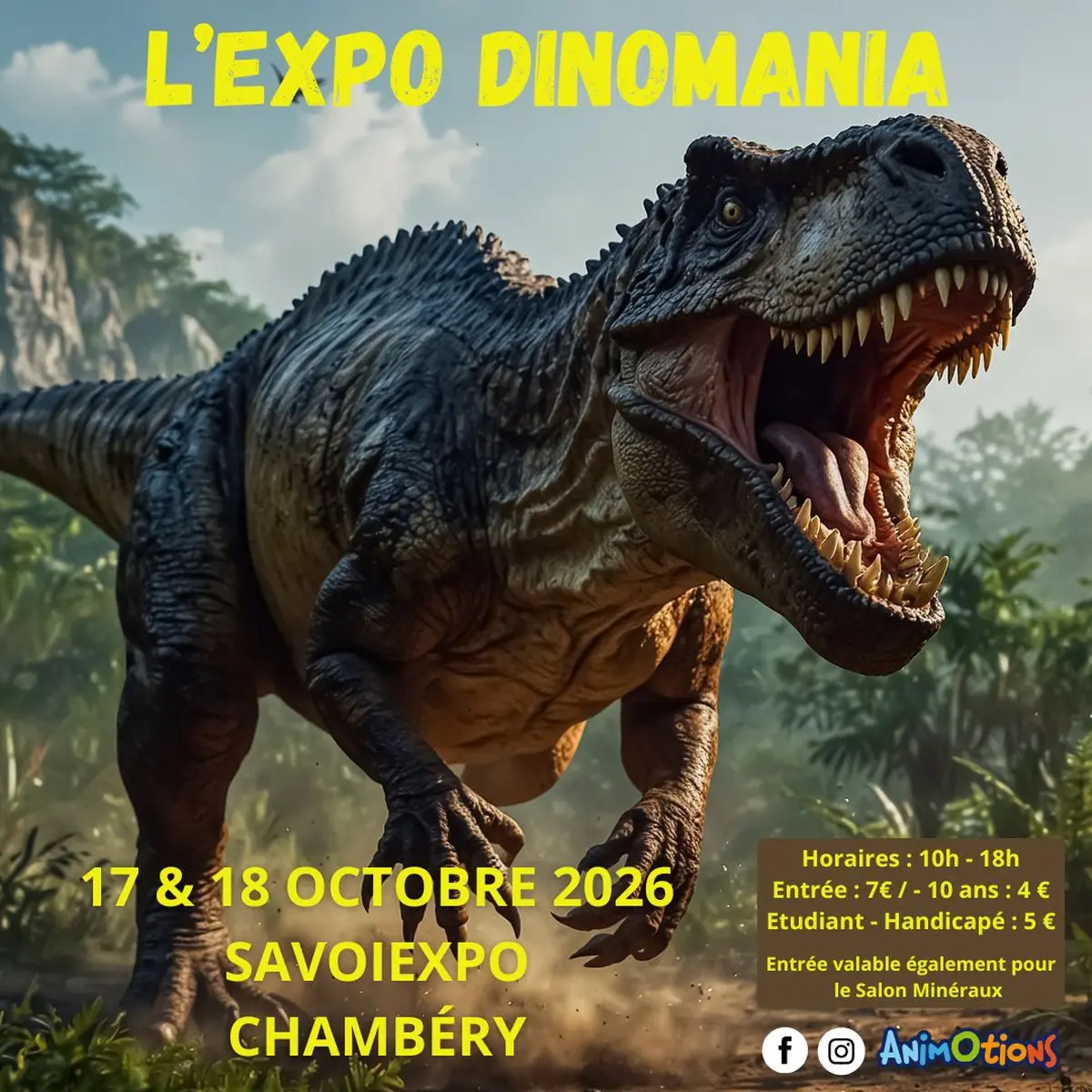 L&rsquo;Exposition Dinomania