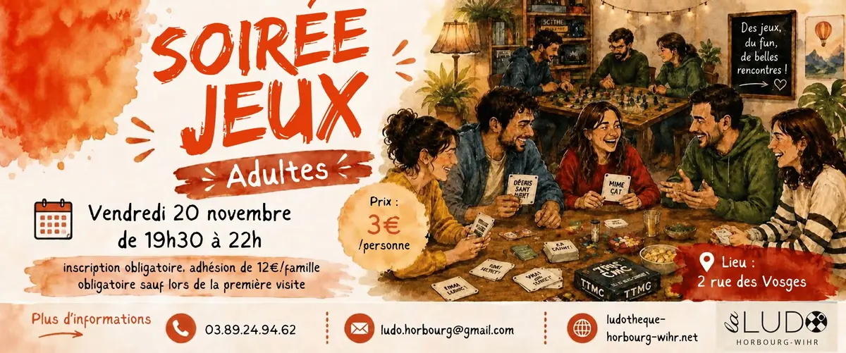 Soirée Jeux Adultes