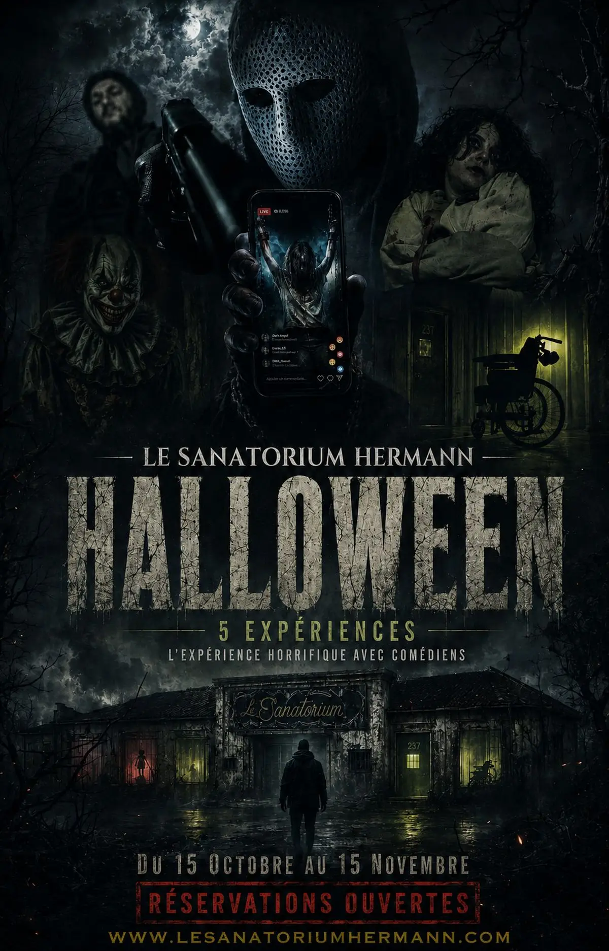 Halloween près de Nantes : osez le Sanatorium Hermann