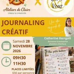 Journaling Créatif aux Ateliers de Claire