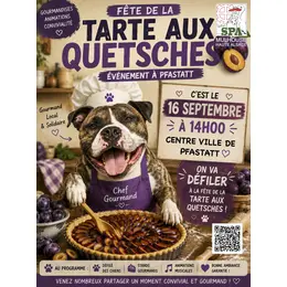 Défilé de chiens de la SPA de Mulhouse à la fête de la tarte aux quetsches