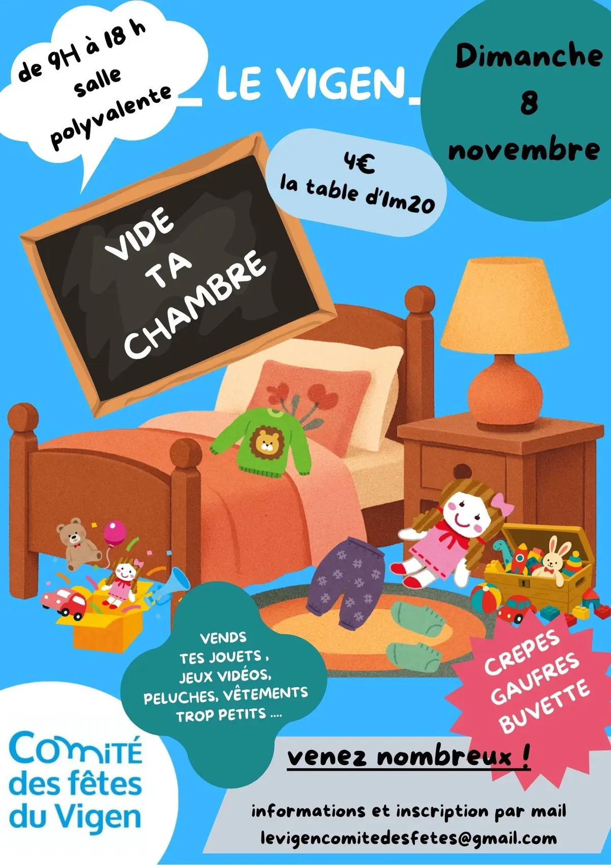 Vide ta chambre 