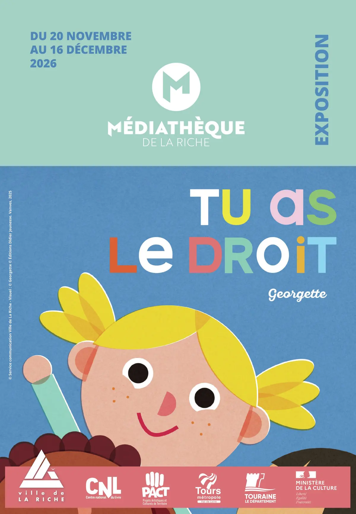 Exposition Tu as le droit ! par Georgette