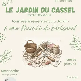 6e Marché de l'artisanat au Jardin du Cassel