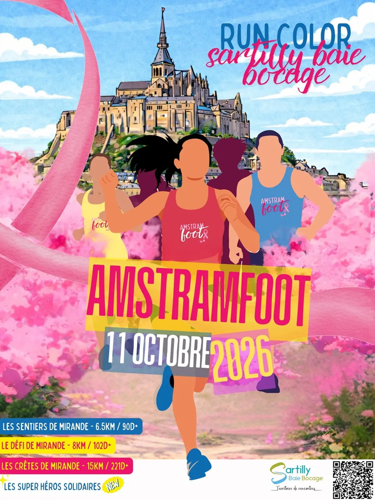 6e Run color Octobre Rose