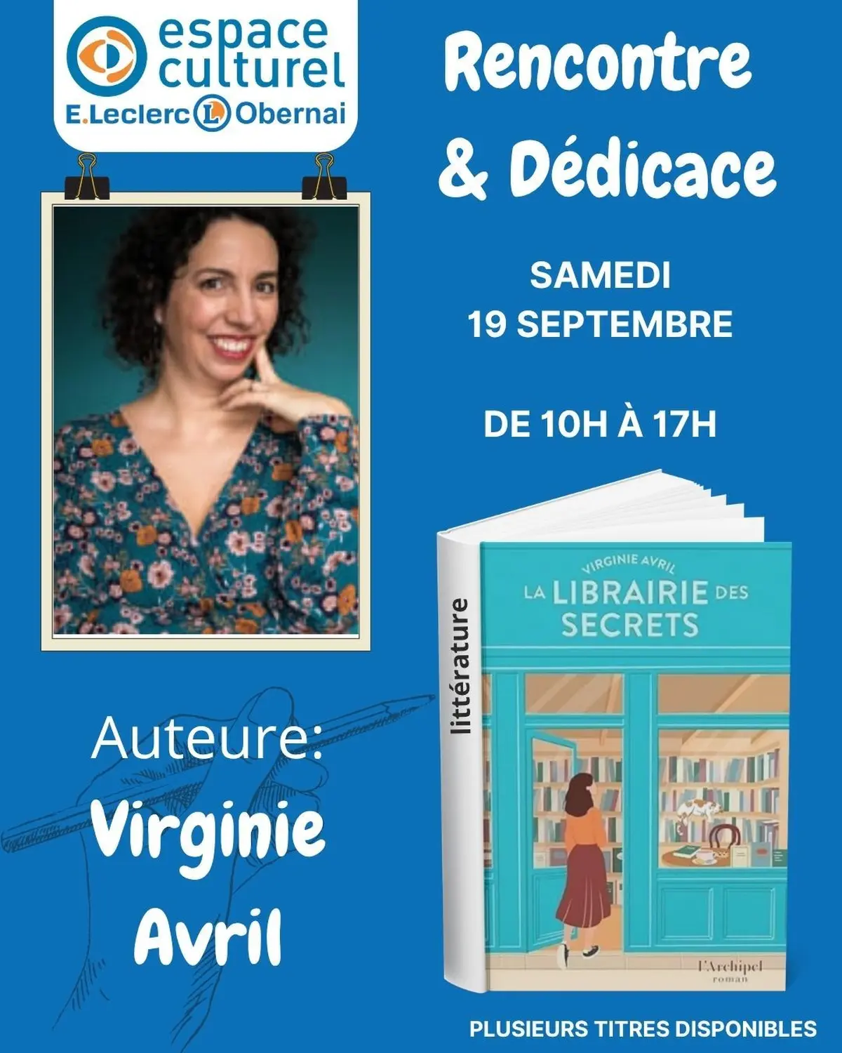 Séance de dédicaces 
