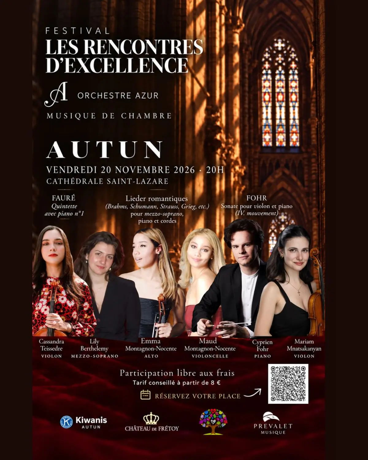  Les Rencontres d’Excellence – Concert à la Cathédrale Saint-Lazare d’Autun