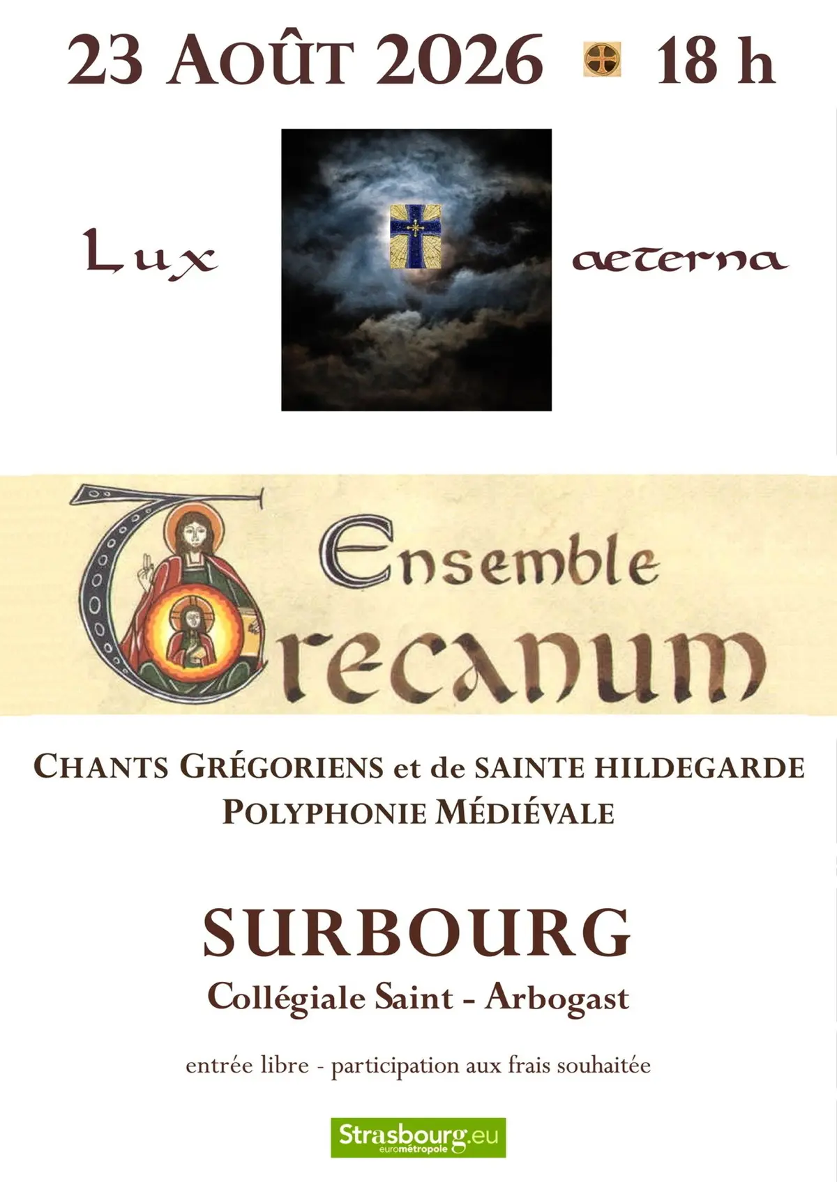 LUX AETERNA musique médiévale: chant grégorien, Hildegarde de Bingen, polyphonie