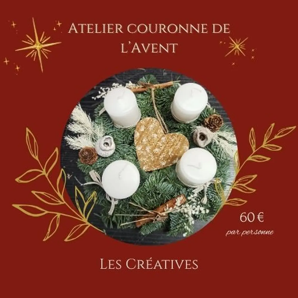 Atelier Couronne de l'Avent - Goûter de Noël
