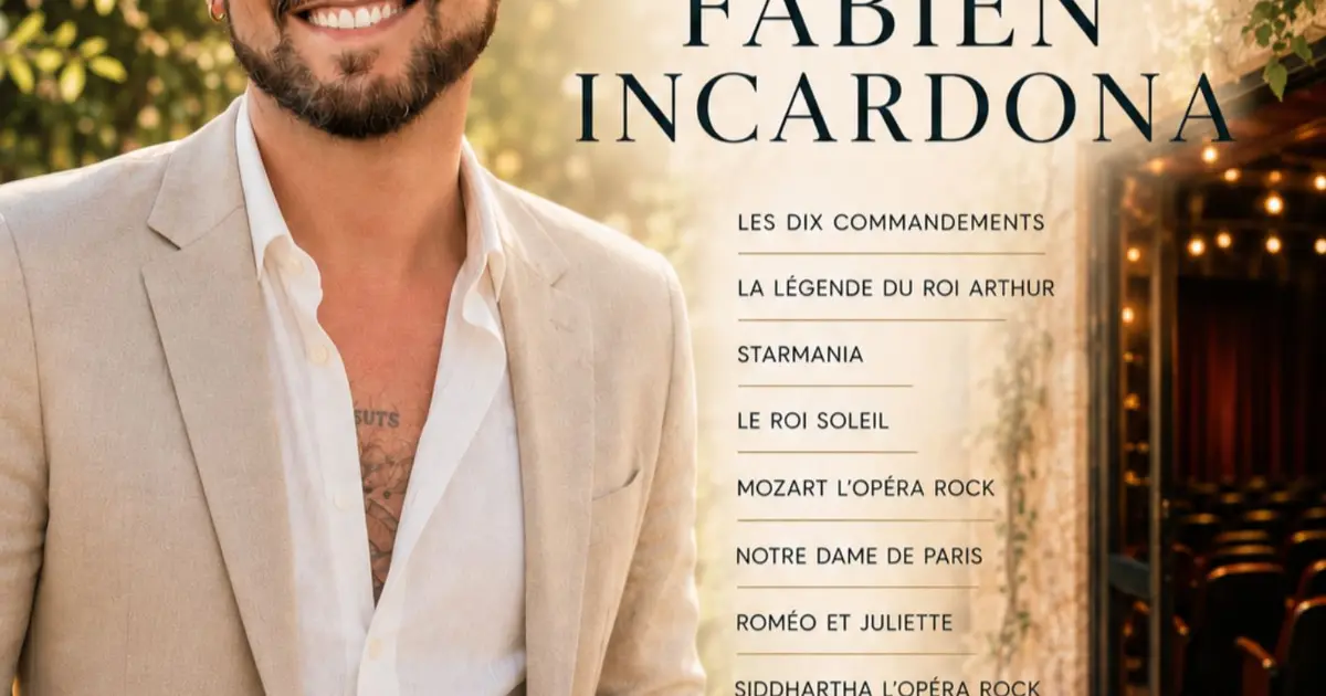 Fabien Incardona chante Les Plus Belles Comédies Musicales