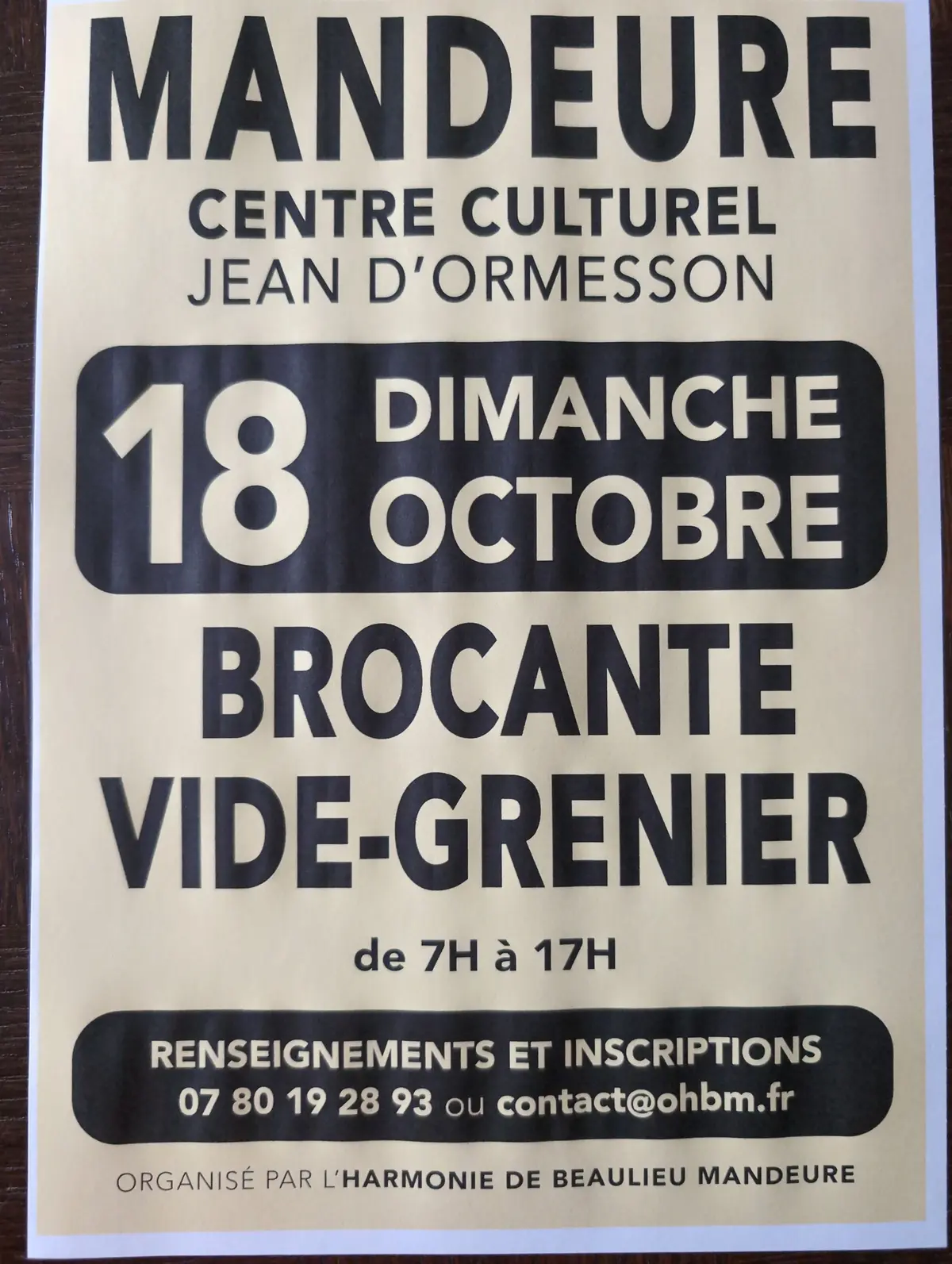 Brocante OHBM 