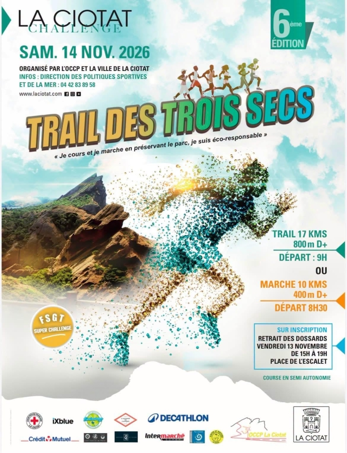 6ème édition du Trail des Trois Secs