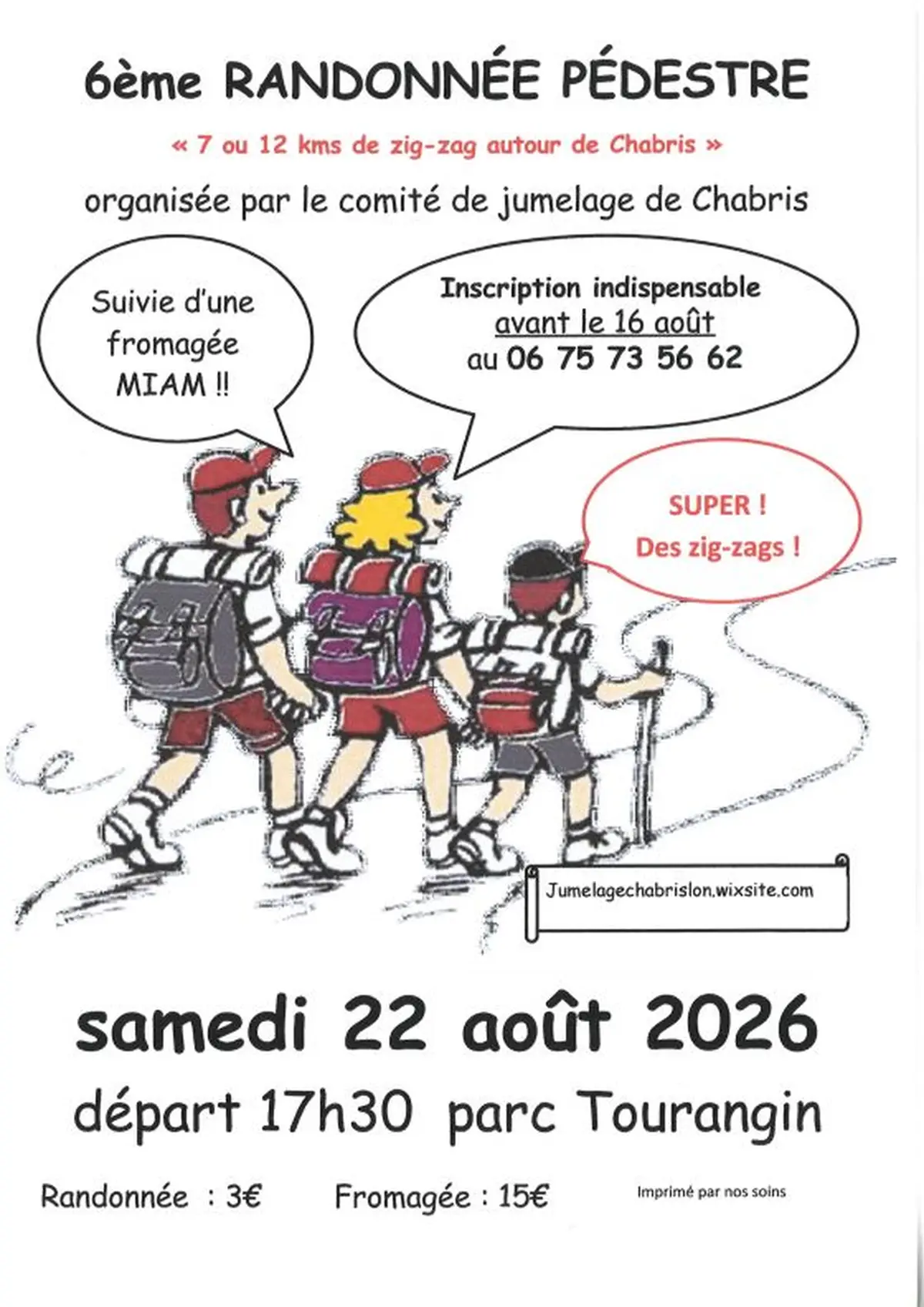 6ème  randonnée zig-zag autour de Chabris
