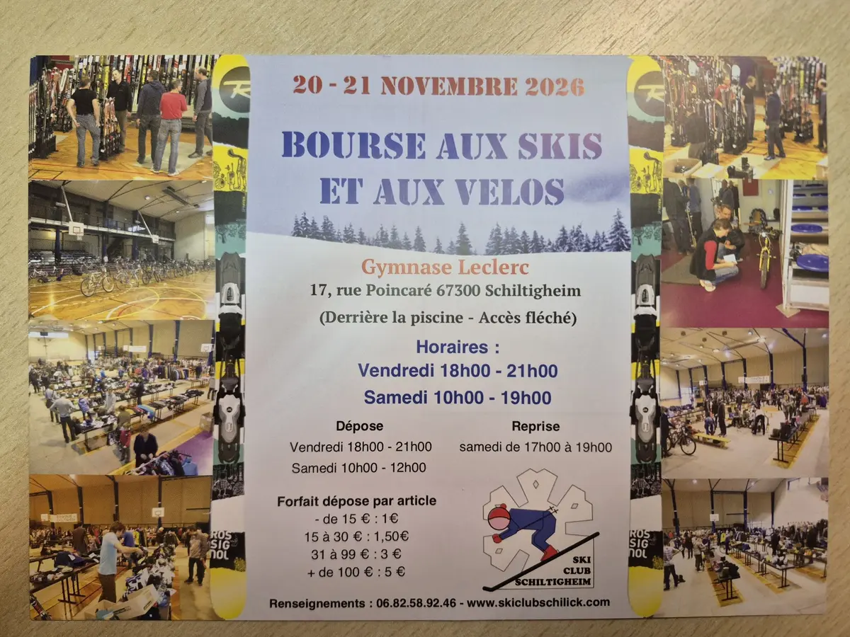 Bourse aux skis et vélos