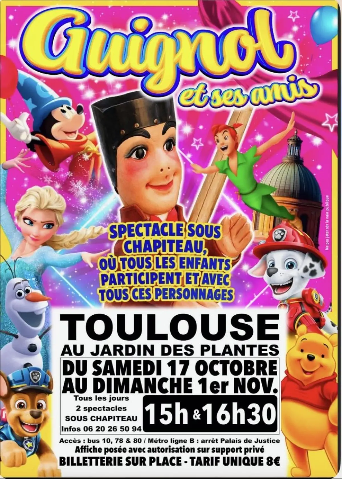 Guignol et ses amis au jardin des plantes 