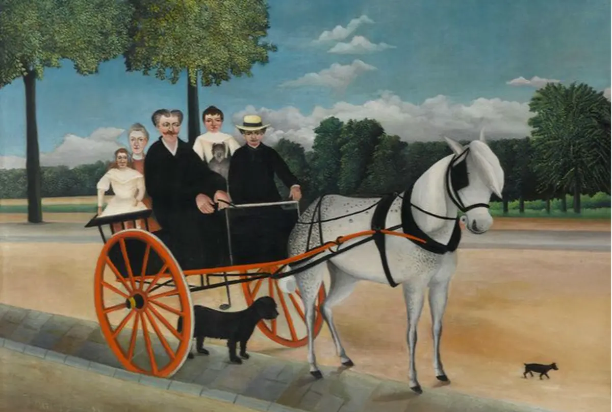 Henri Rousseau -  La Carriole du P&egrave;re Junier - GrandPalaisRmn (mus&eacute;e de l'Orangerie) / Franck Raux