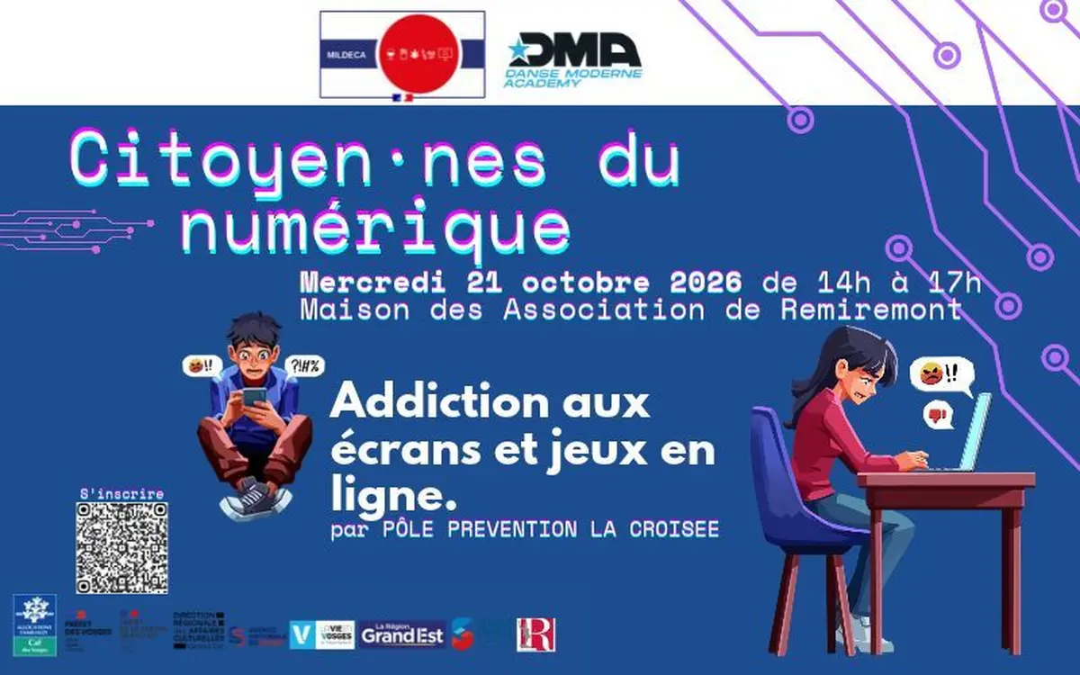Citoyen-nes du numérique - Addiction aux écrans et jeux en ligne
