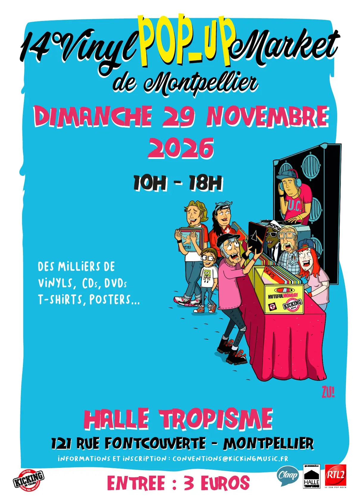 14ème Vinyl Pop-Up Market de Montpellier