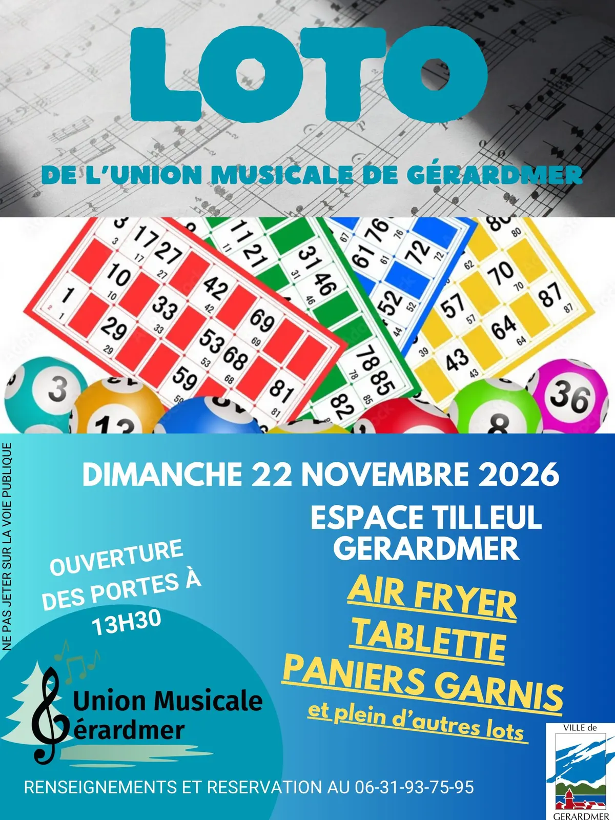 Loto de l'union musicale de Gérardmer