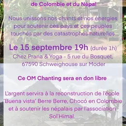 OM Shanting pour le Népal et la Colombie