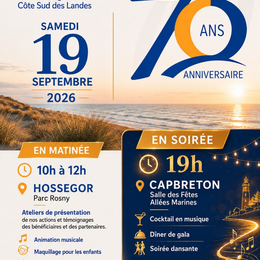 70eme Anniversaire du Rotary Club Hossegor
