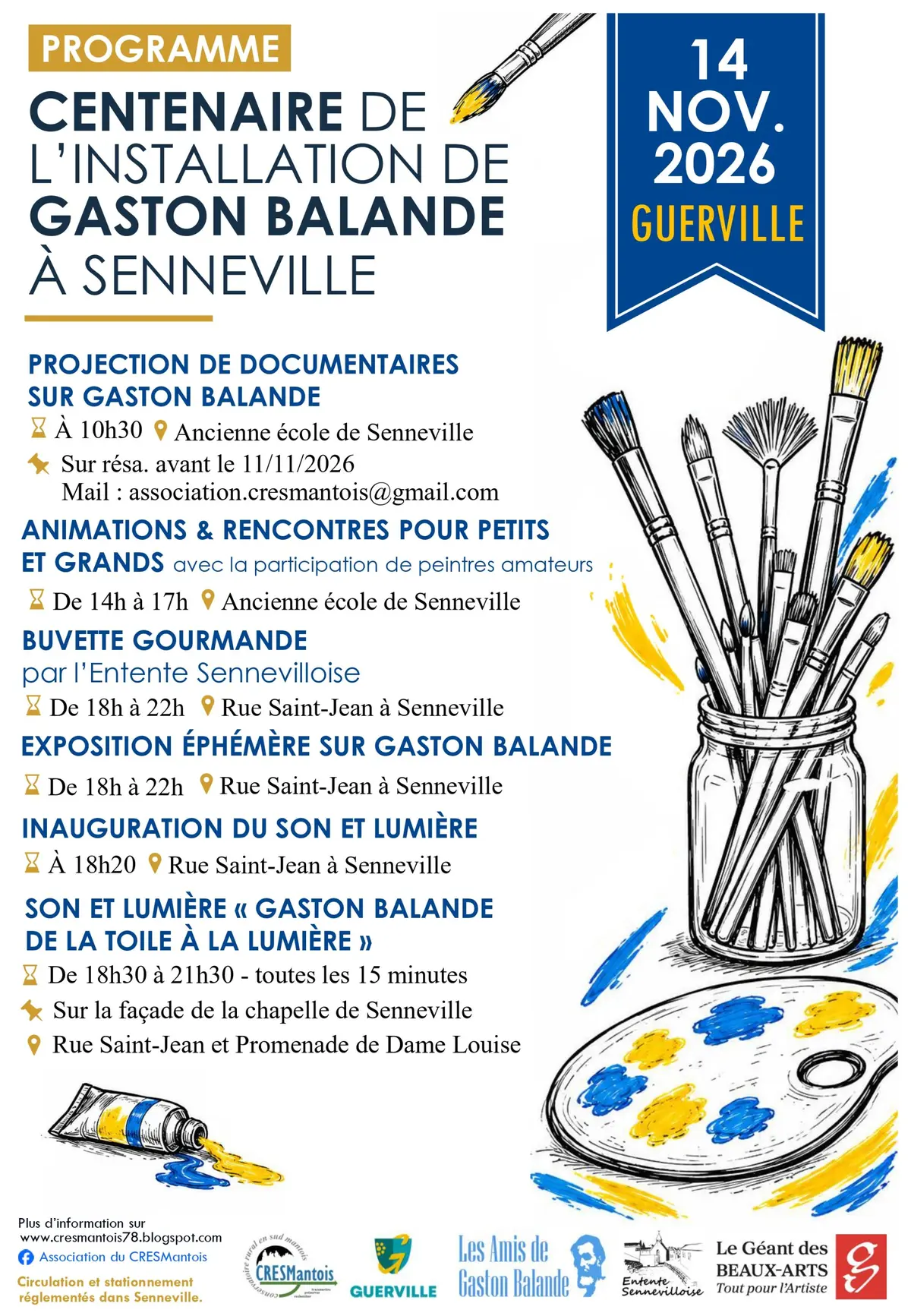 Gaston Balande de la toile à la lumière