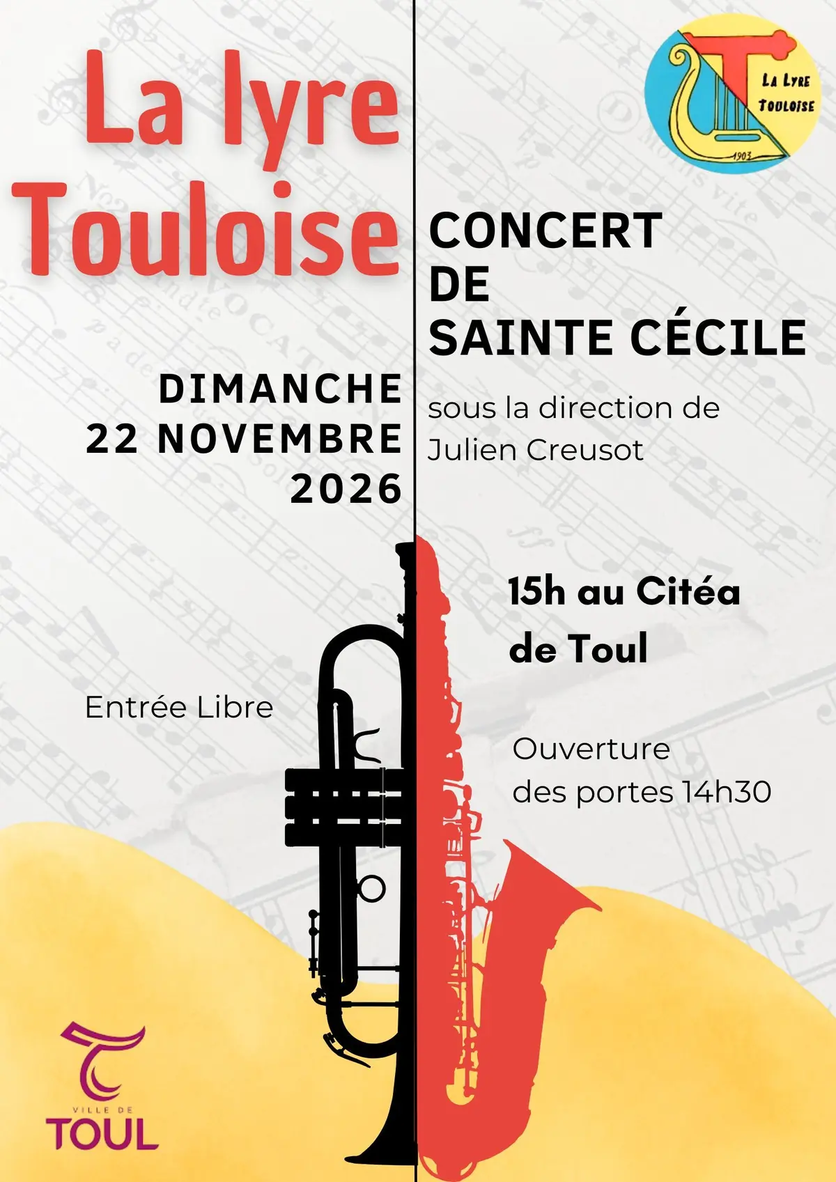Concert de Sainte Cécile 2026