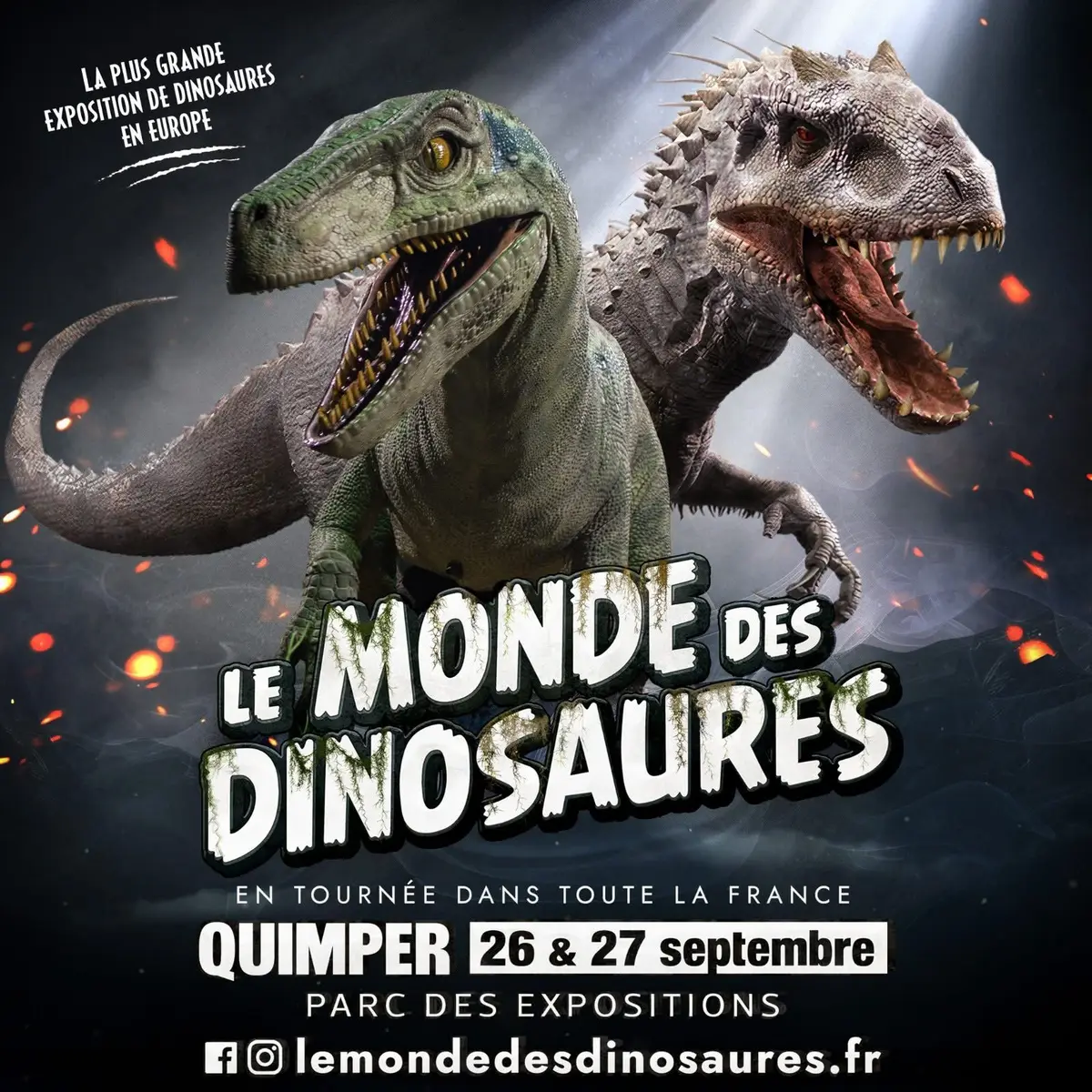 Le Monde des Dinosaures à Quimper